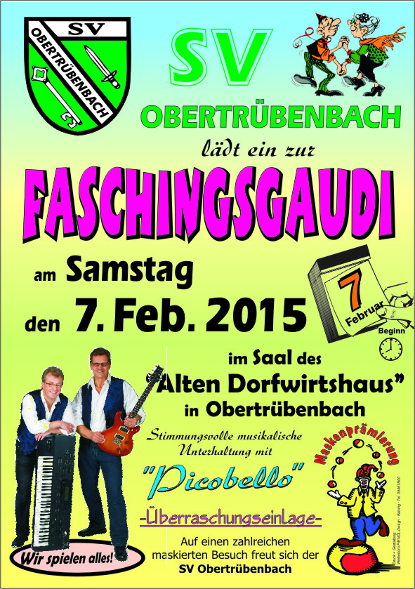 SVO Faschingsgaudi 2015